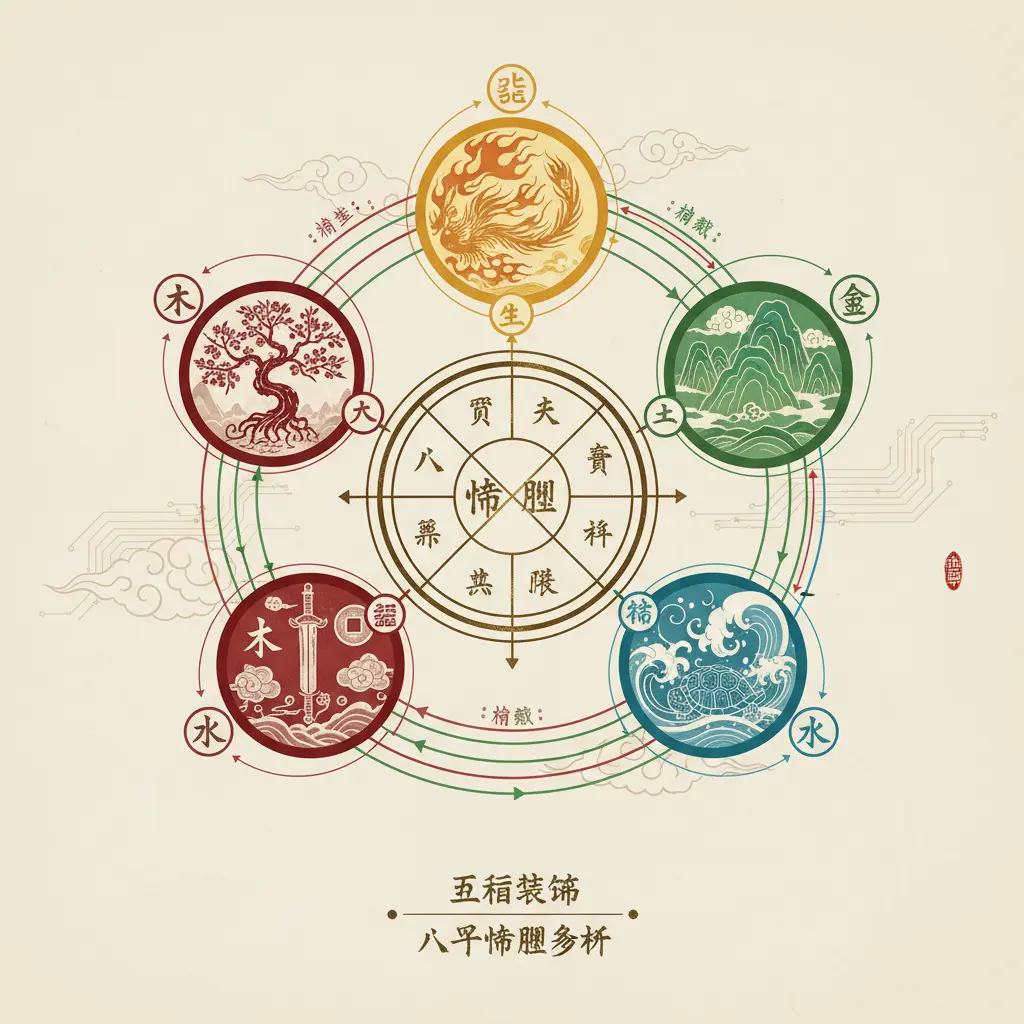 八字命盤解析 - 五行結構