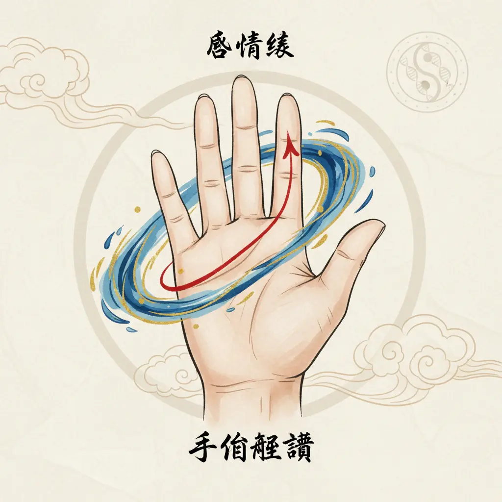 手相解讀 - 感情線