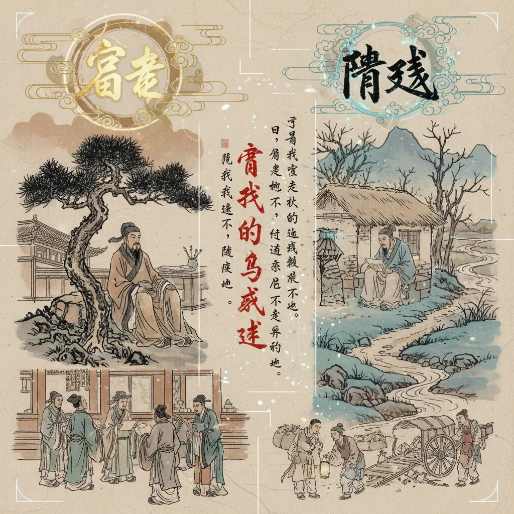 富貴貧賤 - 論語