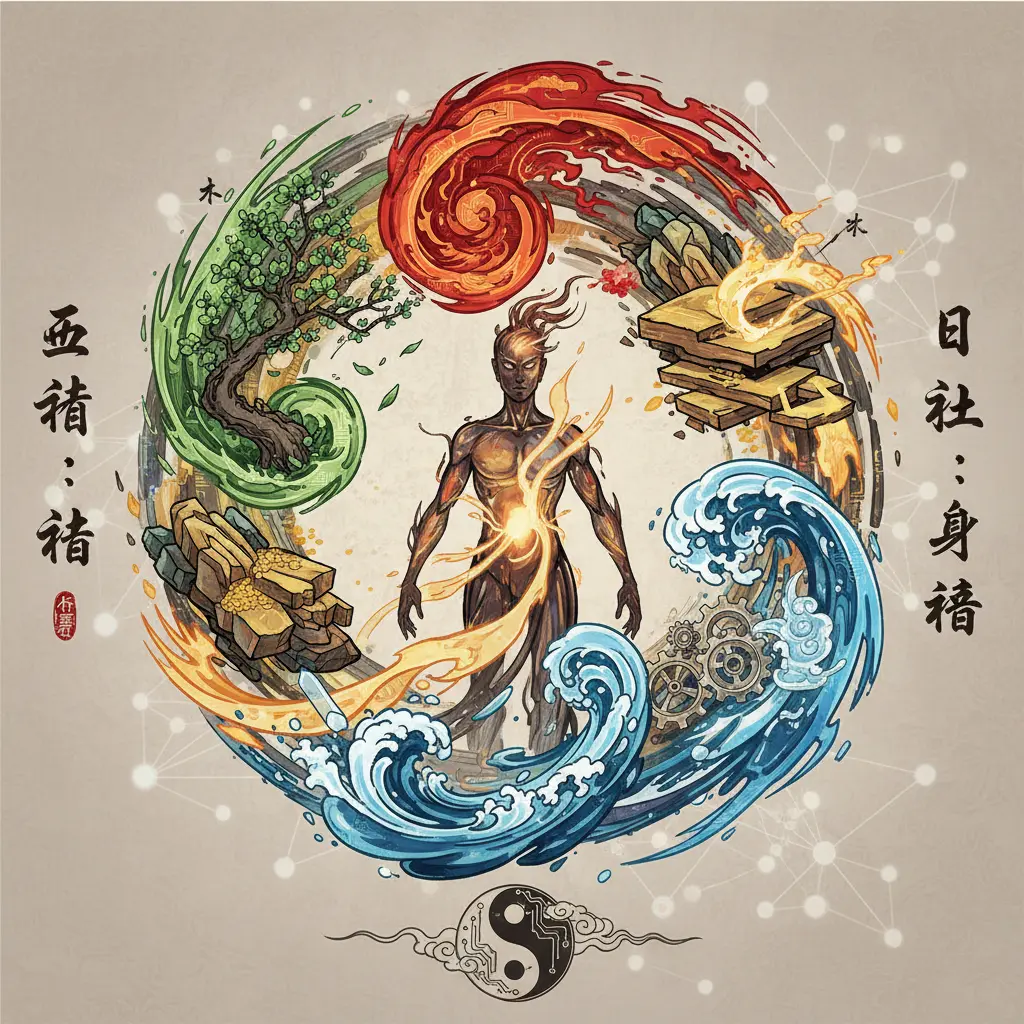 日主身旺 - 五行