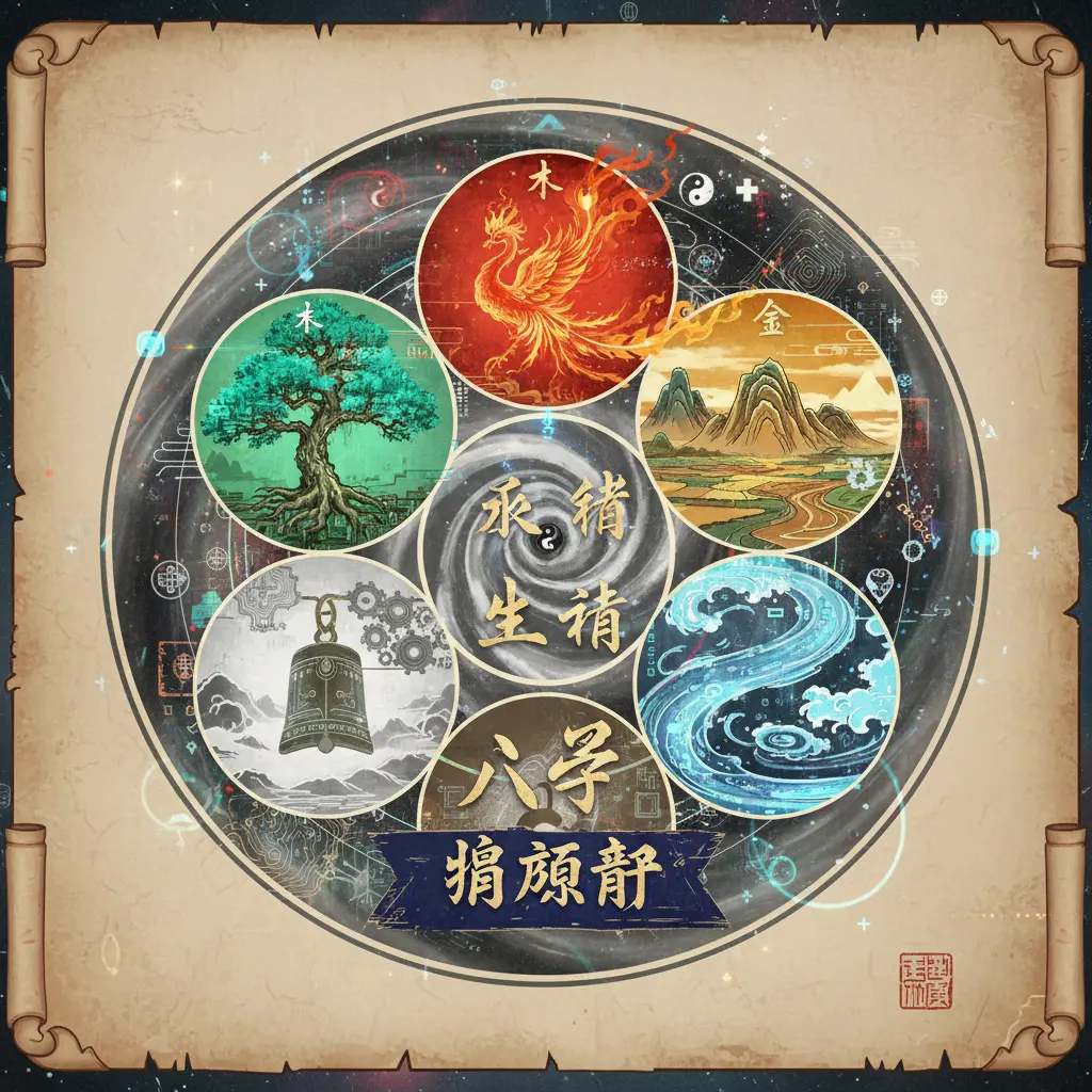 八字病源賦 - 五行