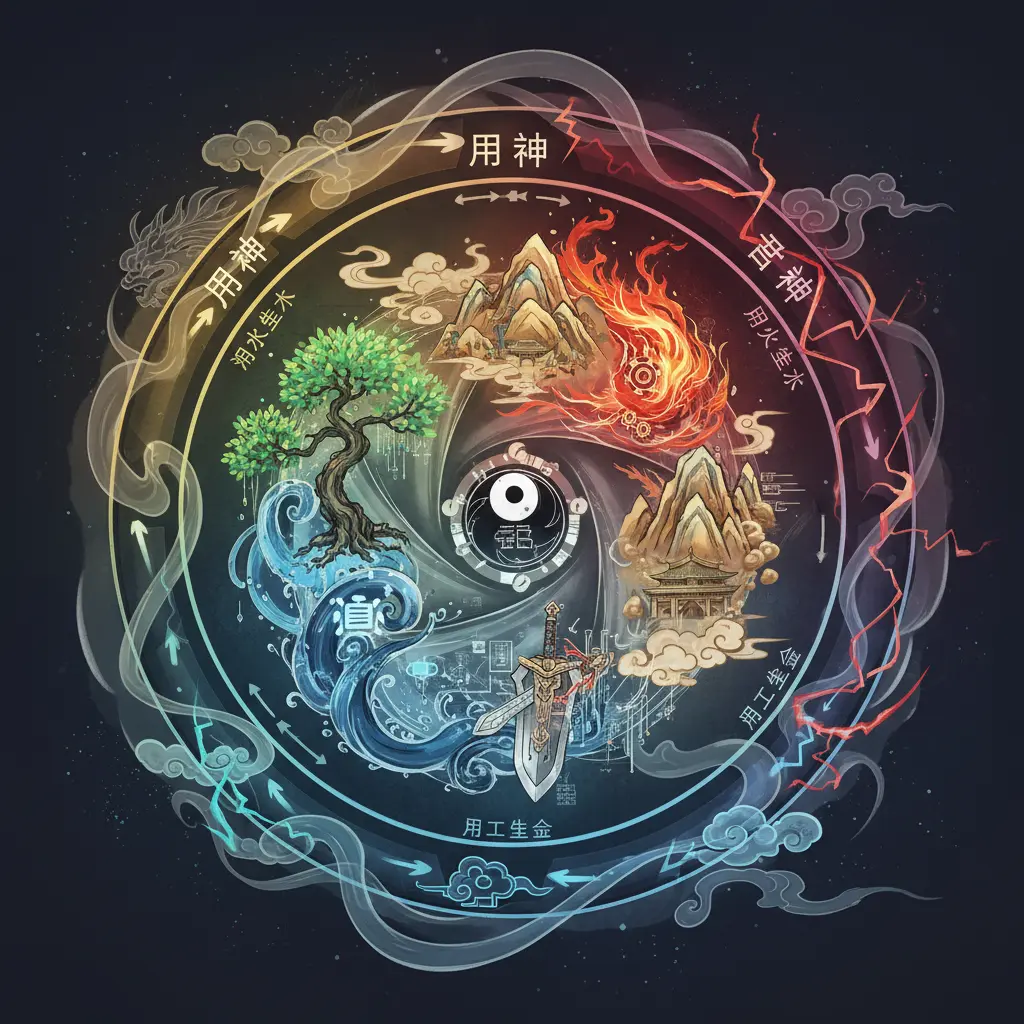 用神忌神 - 五行