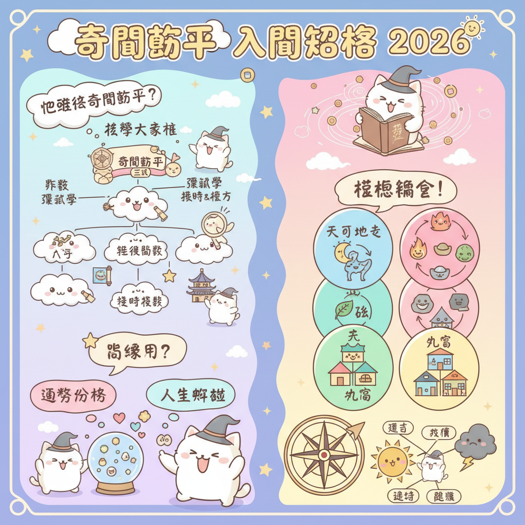 學奇門遁甲好難？2026年精通五行八卦必睇的5大入門心法