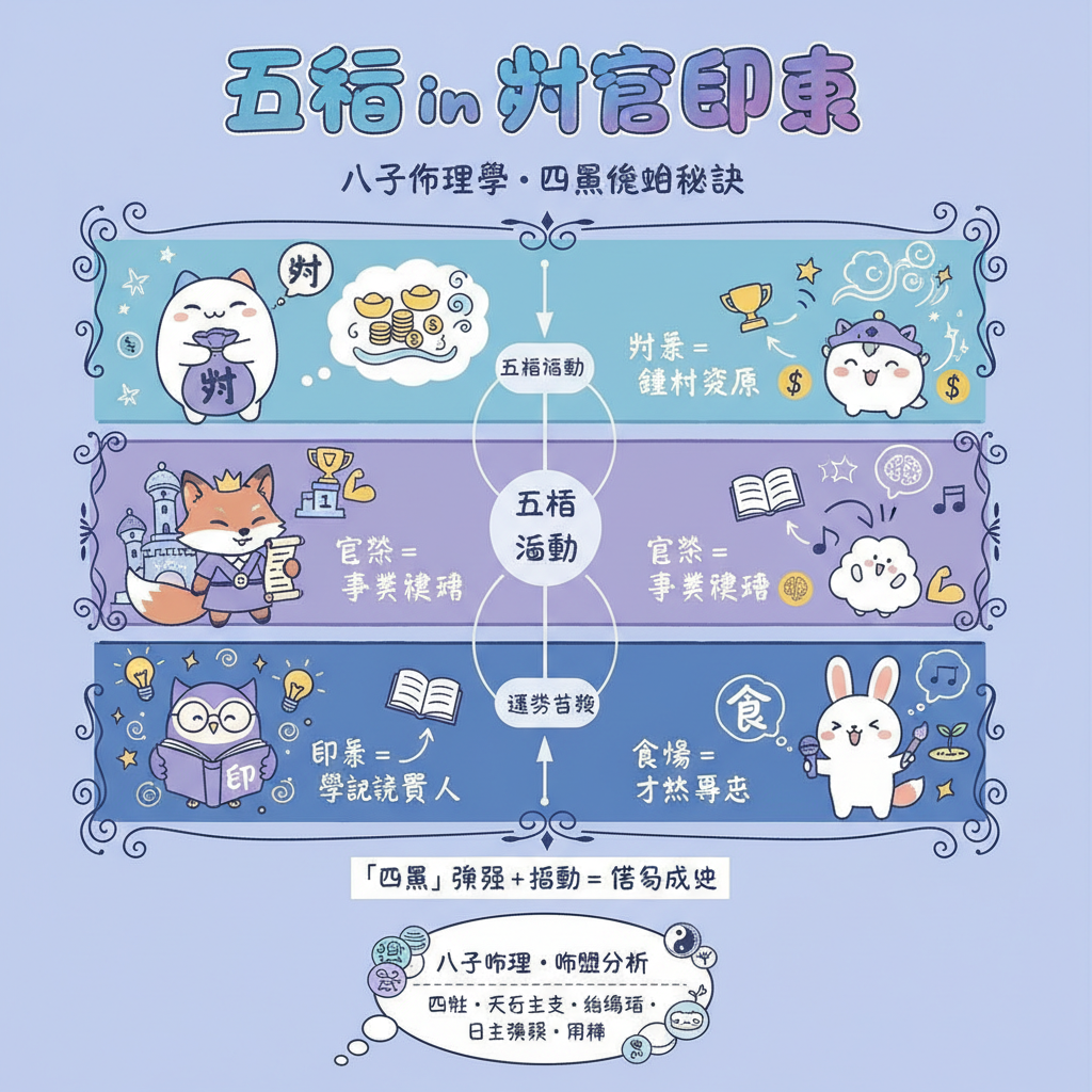 格局大運天干地支財星陰陽五行十神流年八字玄學用神食傷洩秀用神喜忌婚姻緣份十神生剋命盤分析運勢吉凶正官殺印相生財官印食格局成敗