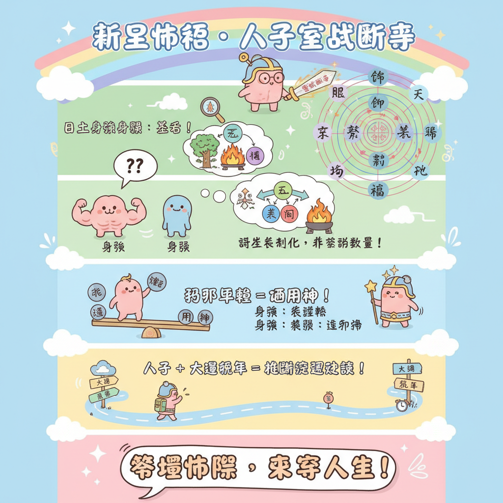 日主農民曆用神八字命學格局奇門遁甲命理易經十神命運命盤解析生剋制化神煞論命五行生剋傷官見官格局喜忌八字喜忌判斷大運流年