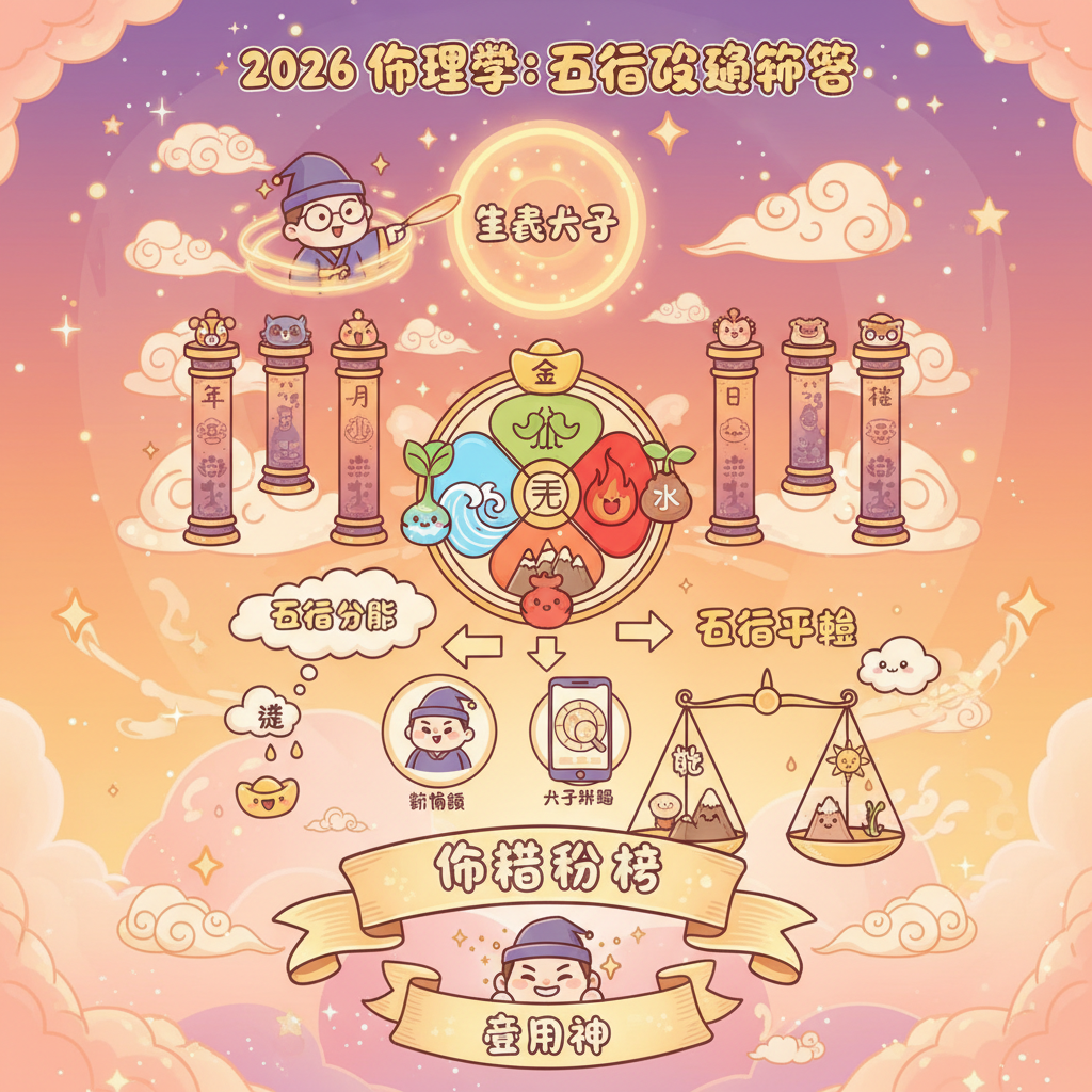 大運算命師神煞命盤陰陽天干地支生肖十神紫微鬥數四柱五行查詢事業財運命理諮詢命格分析測喜用神五行平衡五行相生相剋八字合婚大運流年命盤分析