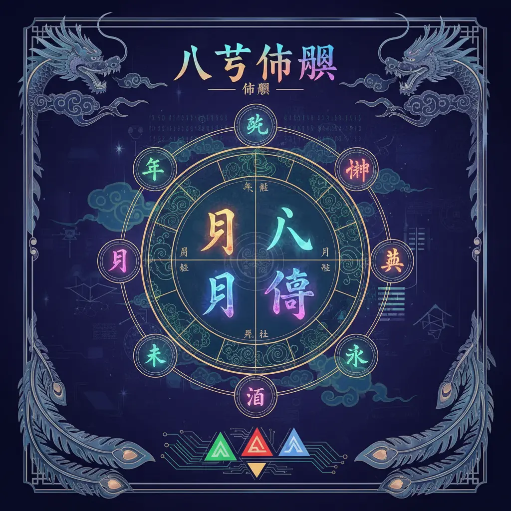 命盤 - 八字命盤