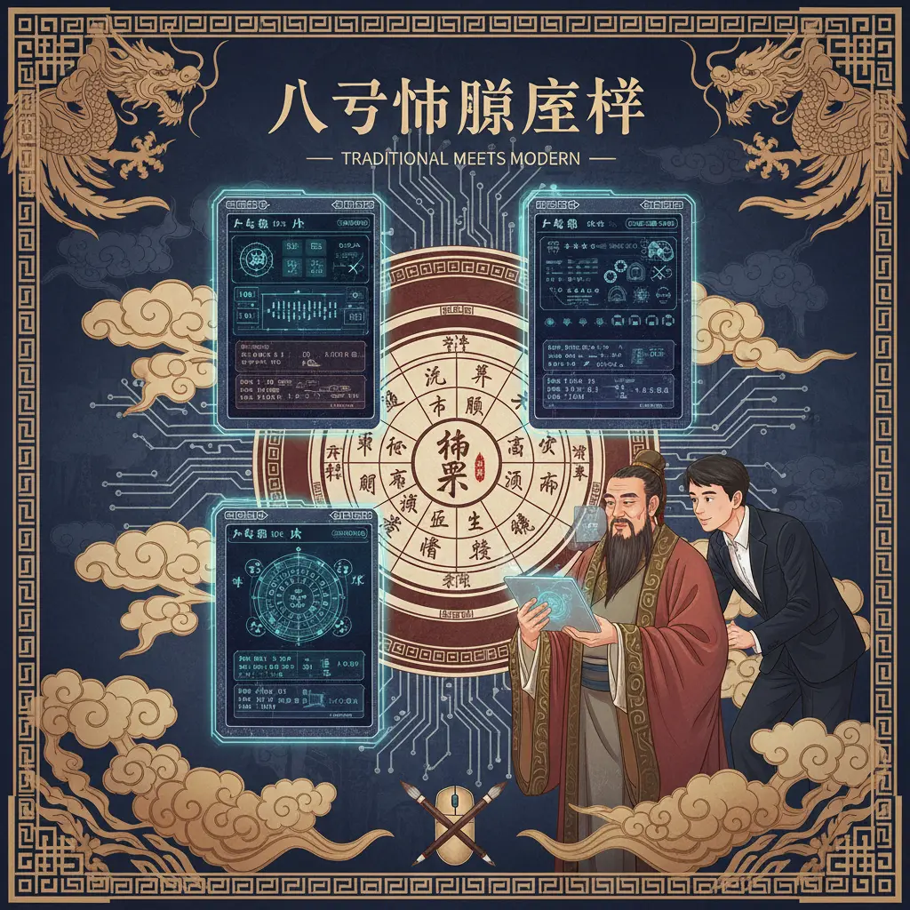 命盤解析 - 八字命盤
