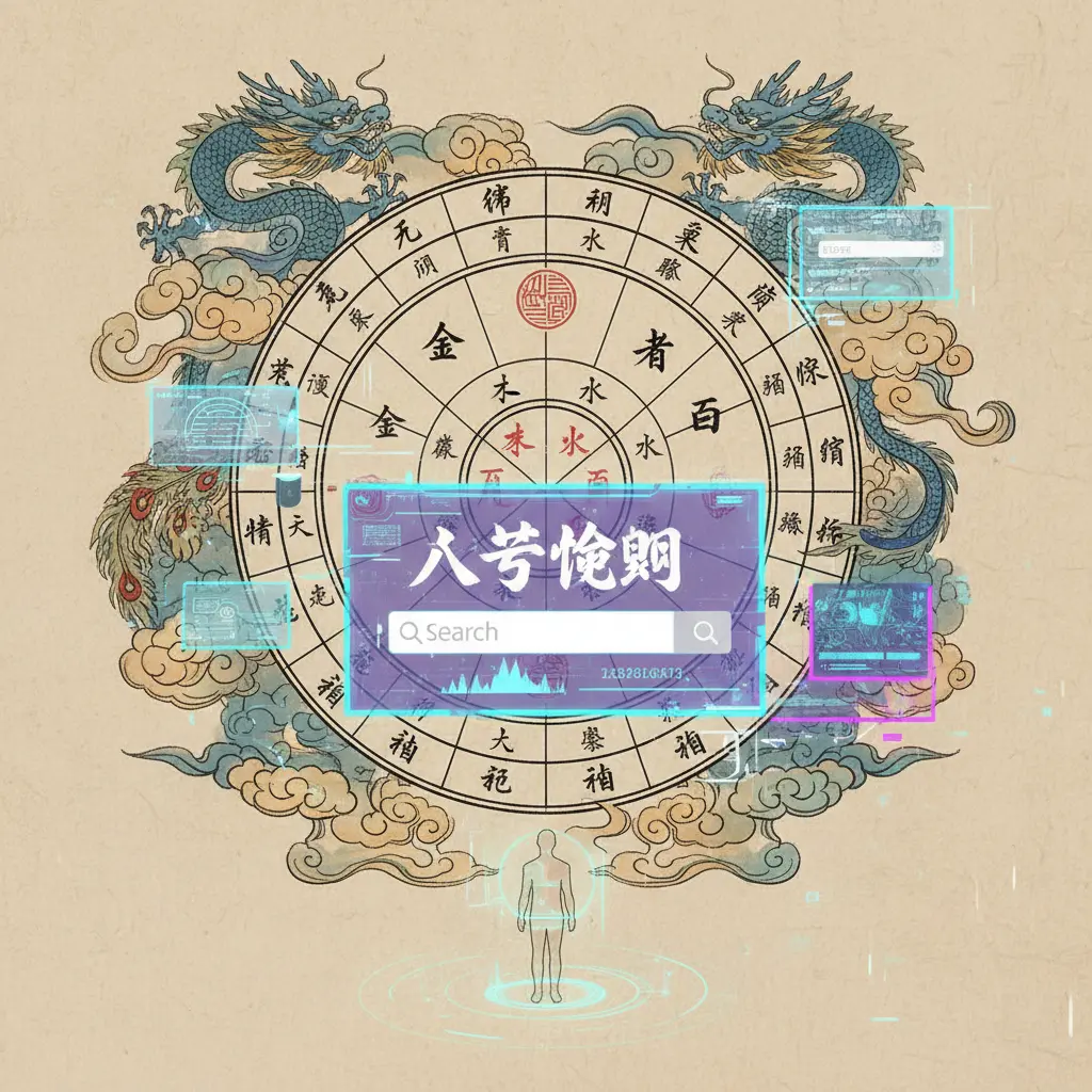 八字查詢 - 八字命盤