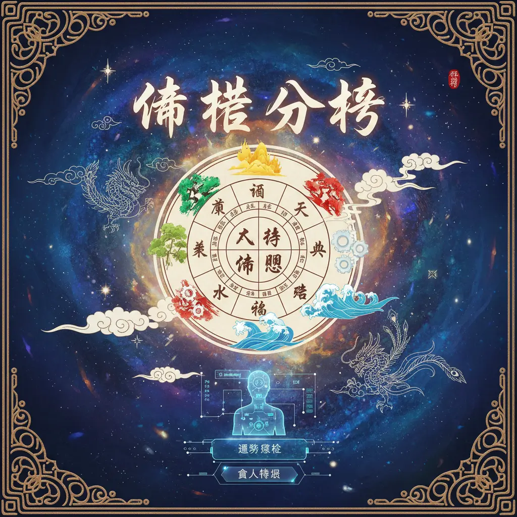 命格分析 - 八字命盤