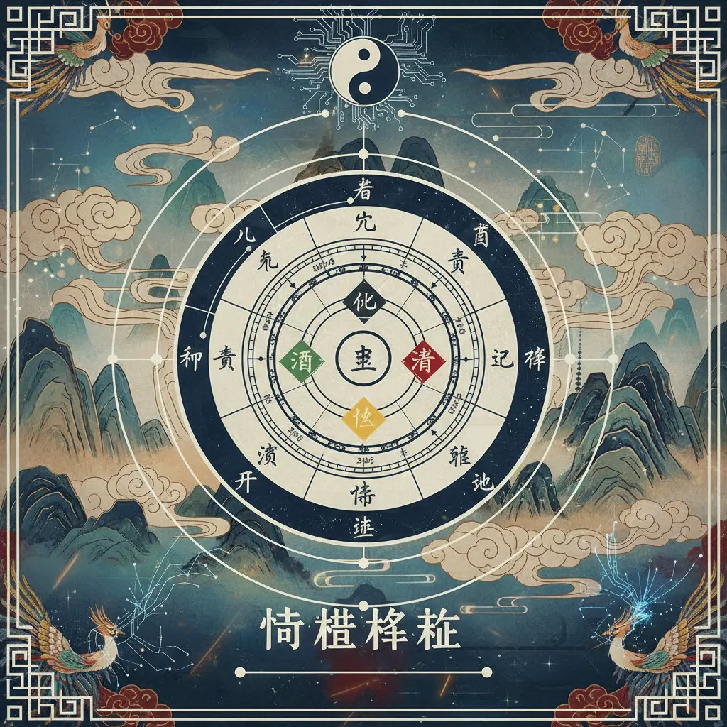 命格解析 - 八字命盤