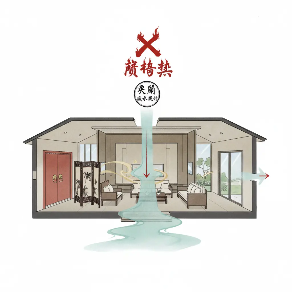 風水設計 - 穿堂煞