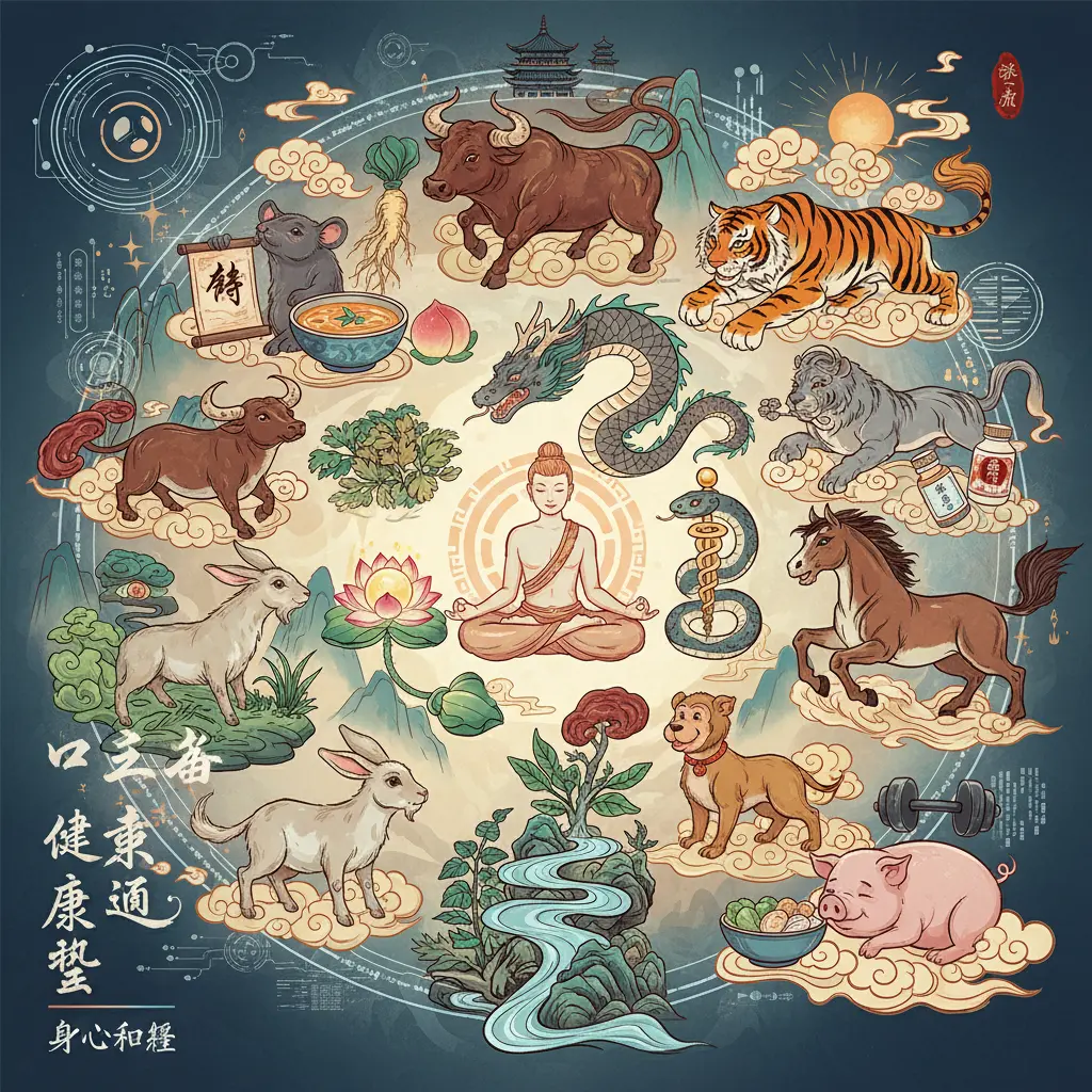 健康運勢 - 十二生肖