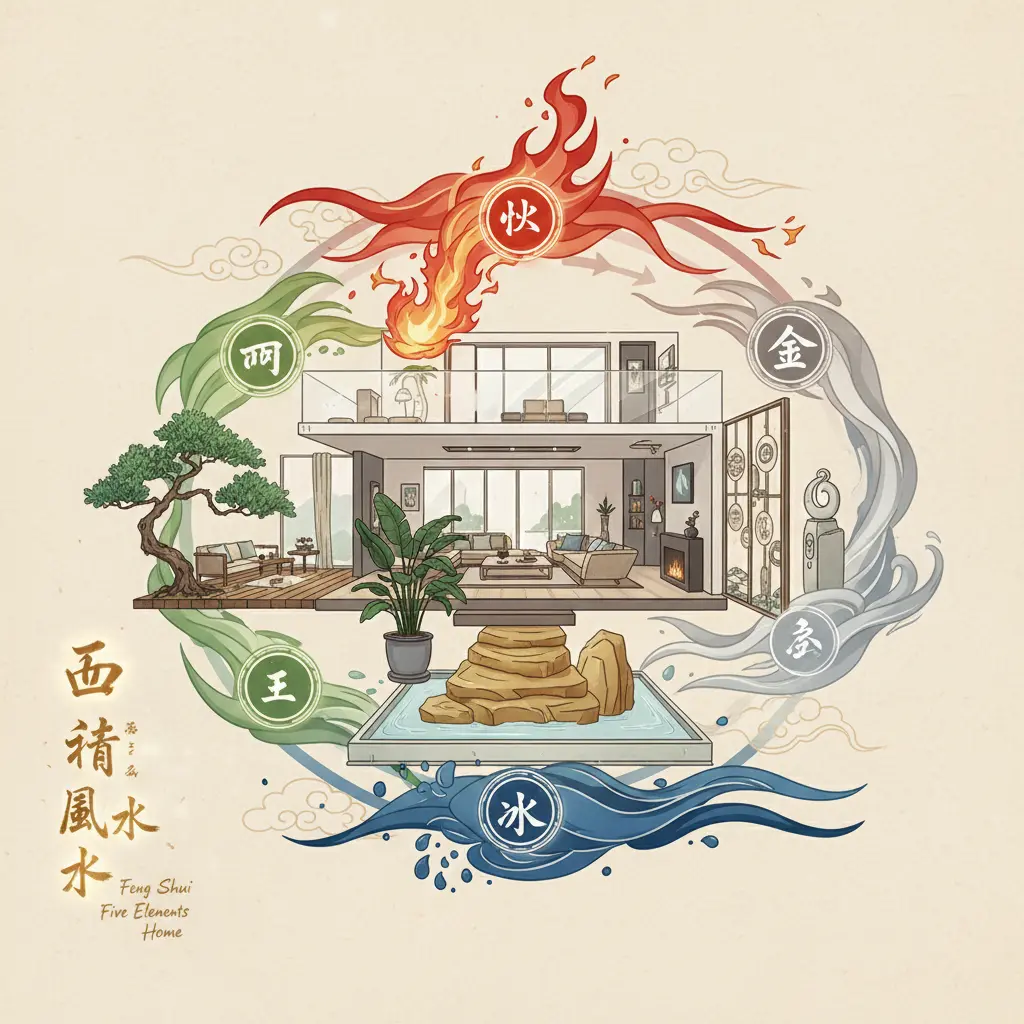 家居風水 - 五行