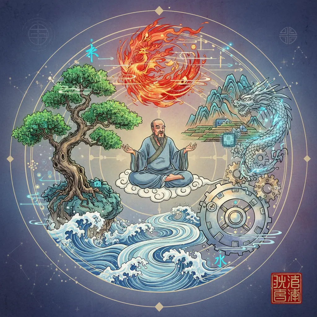 朱在淵師傅 - 五行