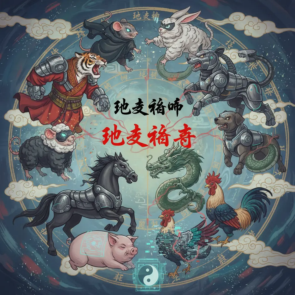 地支相沖 - 地支相害
