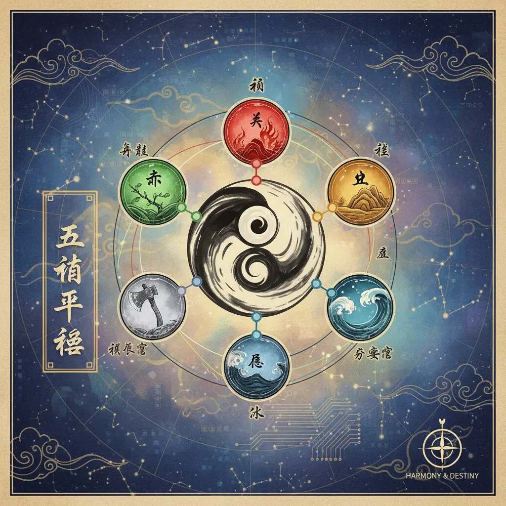 八字宮位 - 五行平衡
