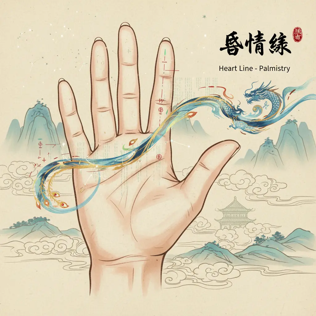 掌相 - 感情線