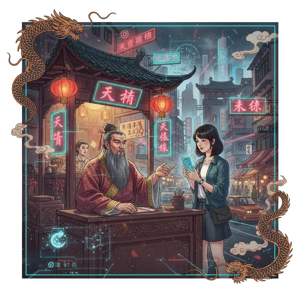 廟街算命 - 算命師