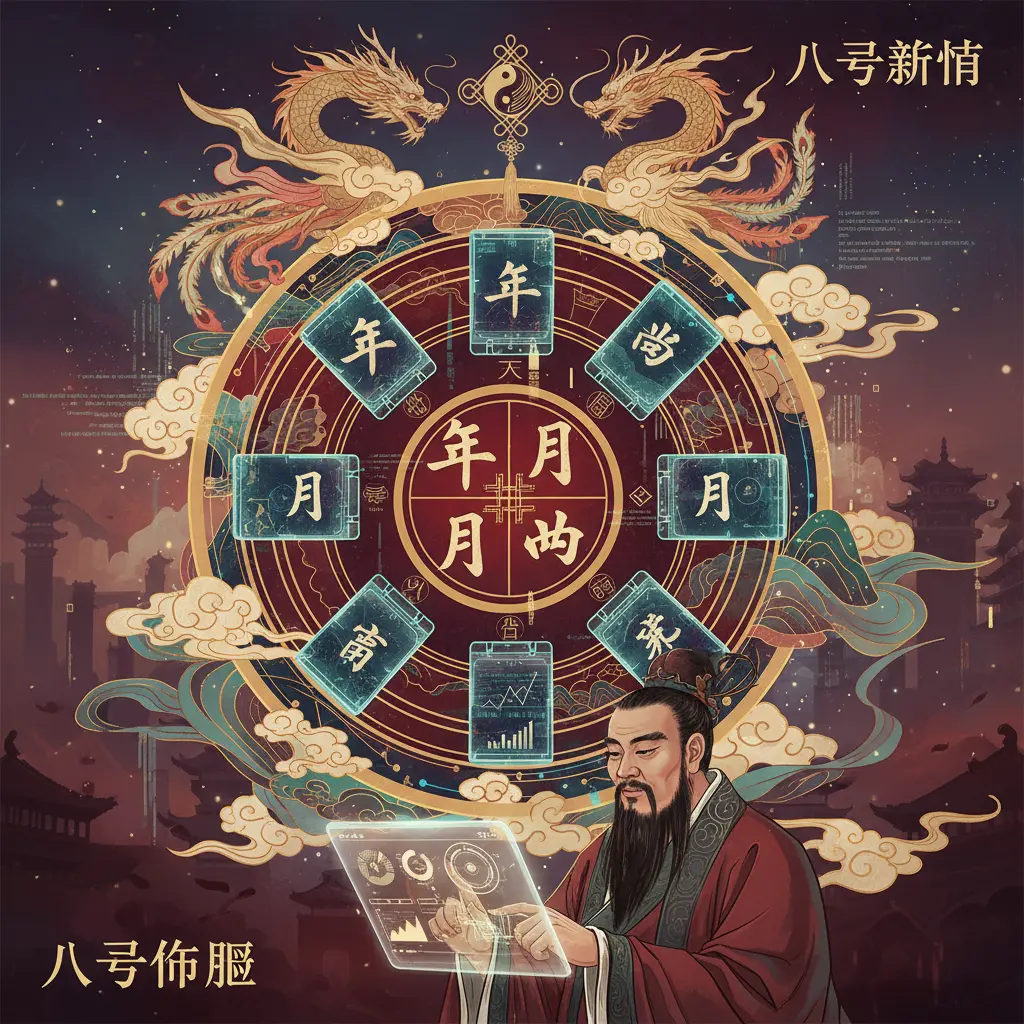 八字命盤 - 八字算命