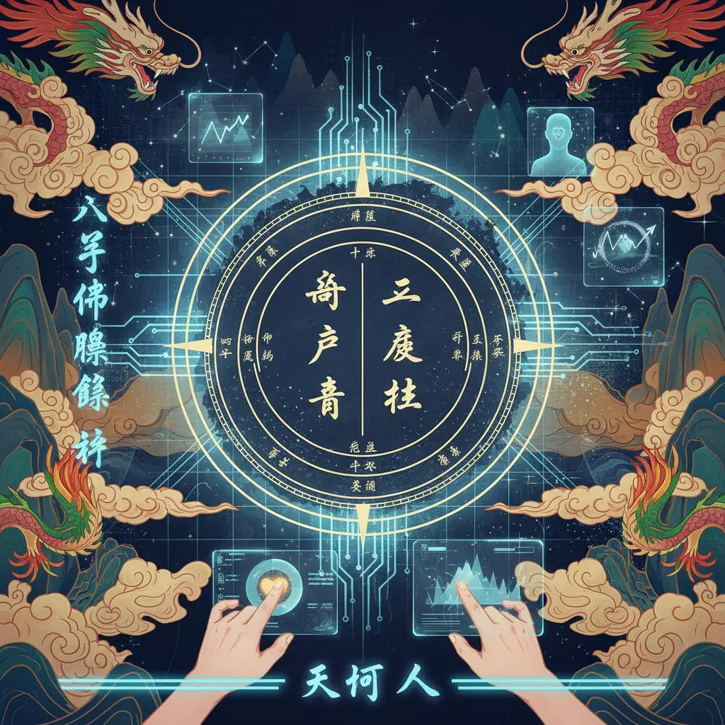 八字命盤解析 - 八字命盤