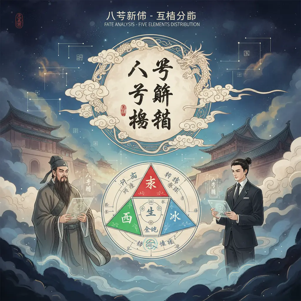 五行分佈 - 八字算命