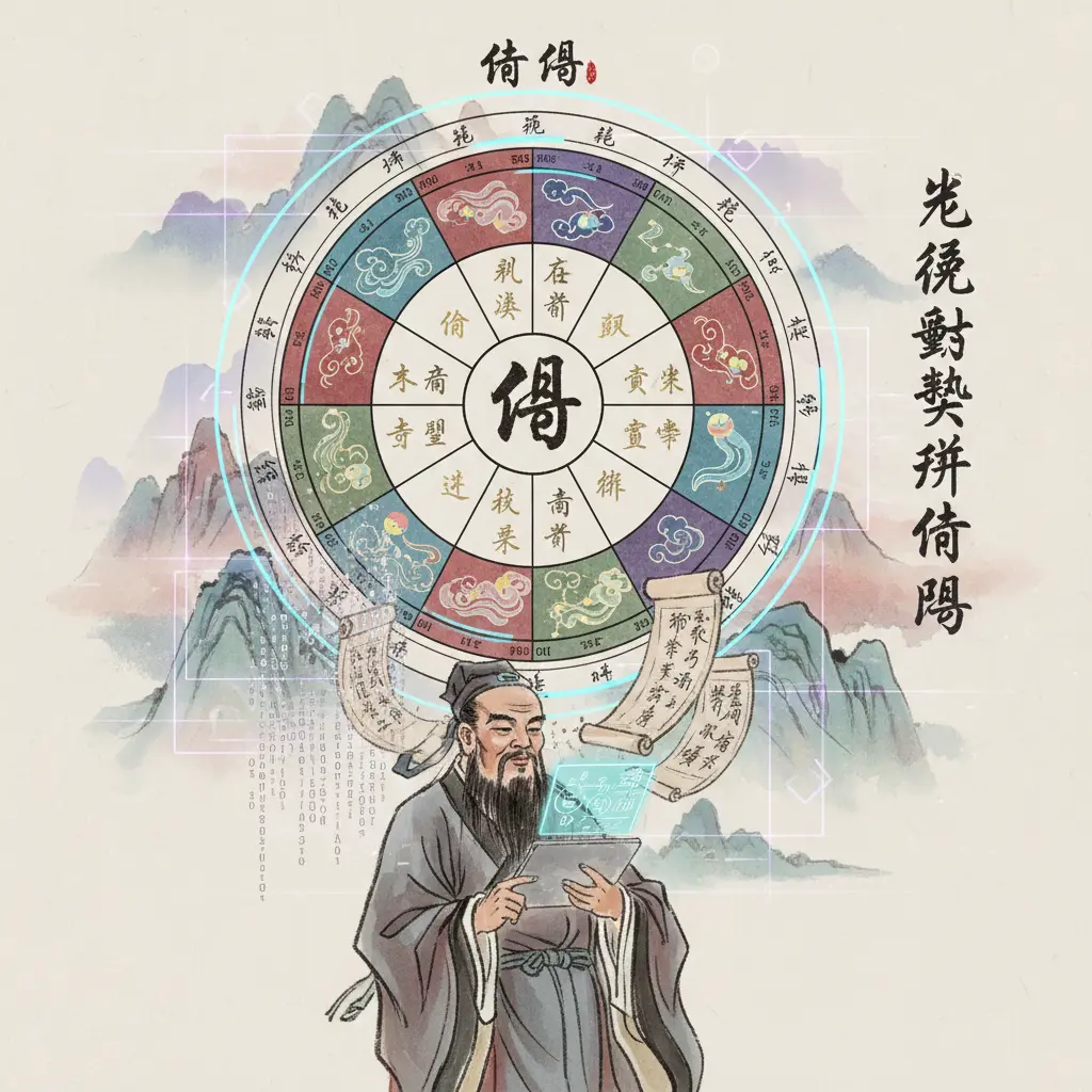 紫微鬥數排命盤 - 命盤