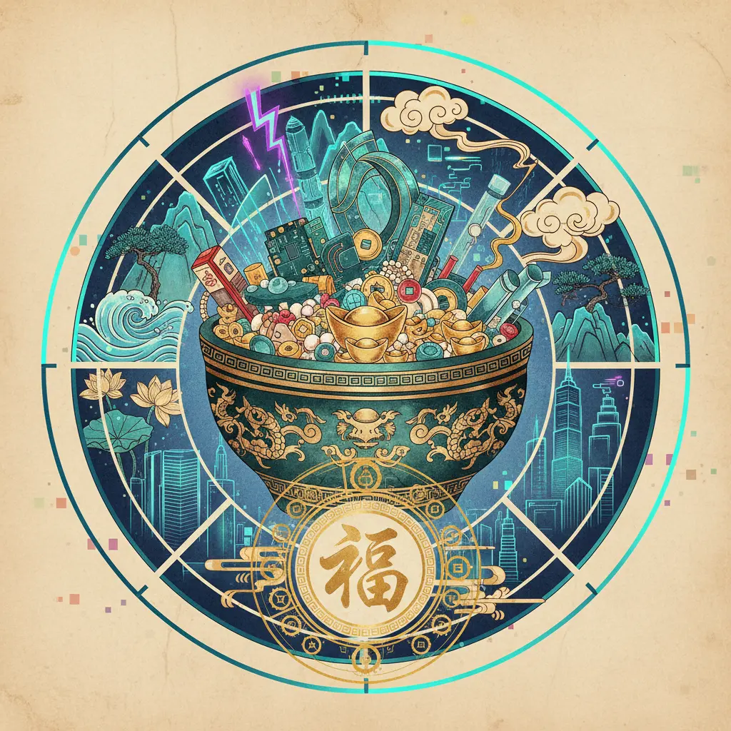 風水設計 - 聚寶盆