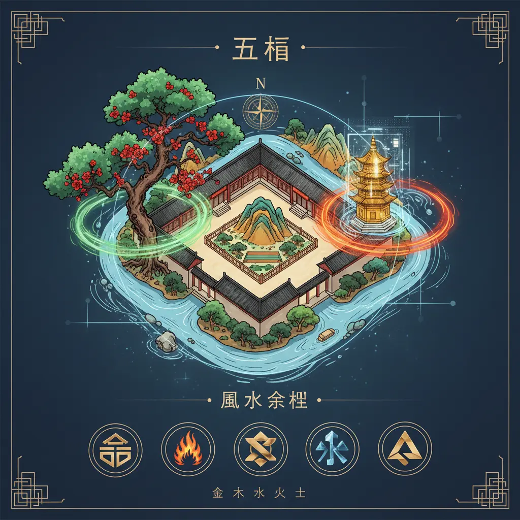 風水案例 - 五行