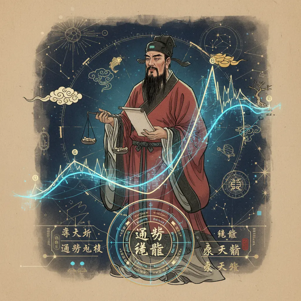 運勢曲線 - 袁天罡稱骨