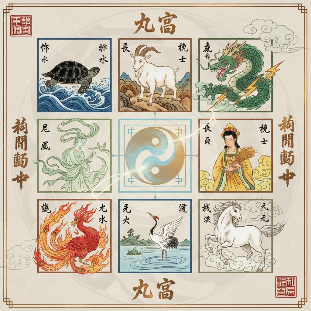 奇門遁甲 - 九宮