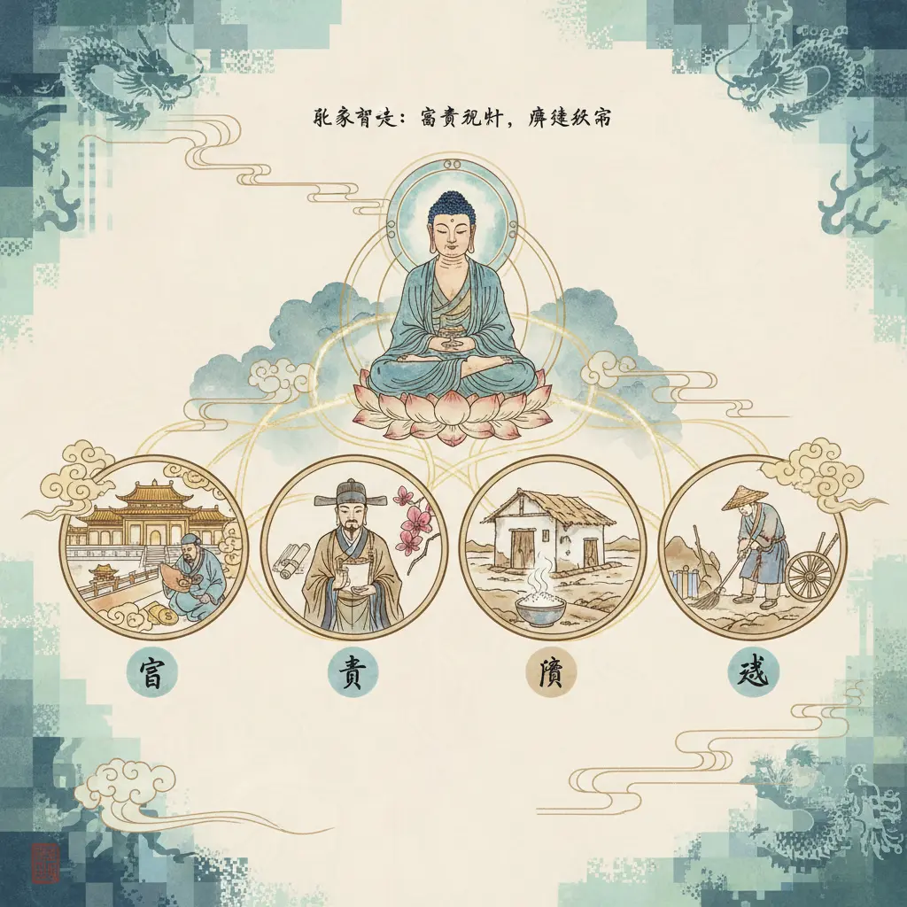 富貴貧賤 - 佛家