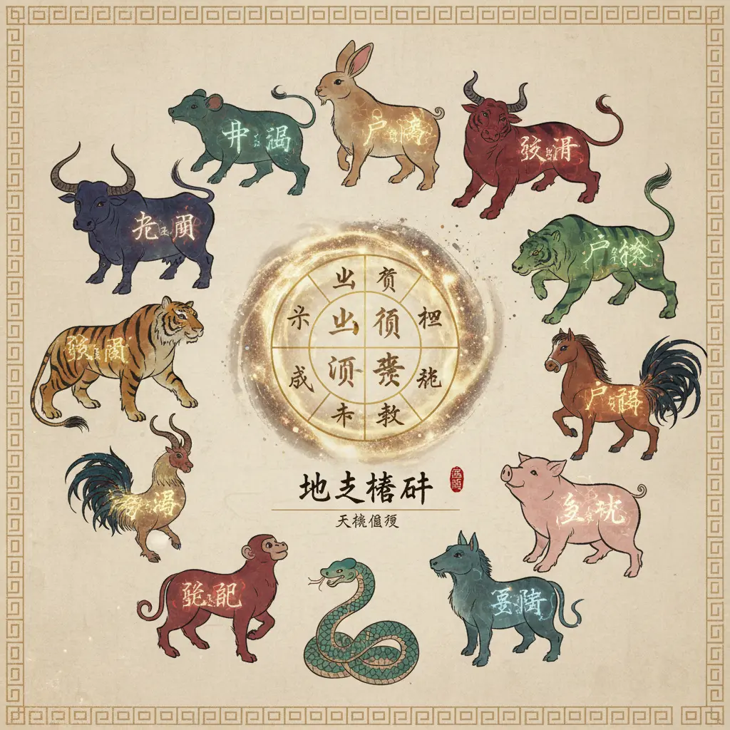 地支藏幹 - 地支藏幹