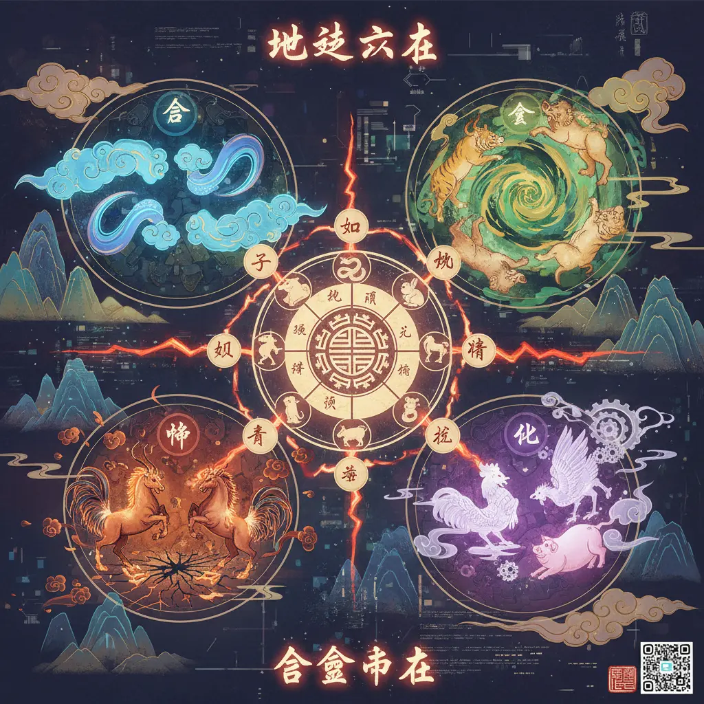 合會沖化 - 地支六害