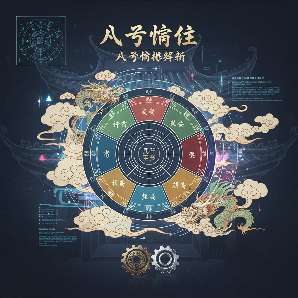 八字命盤解析 - 八字宮位