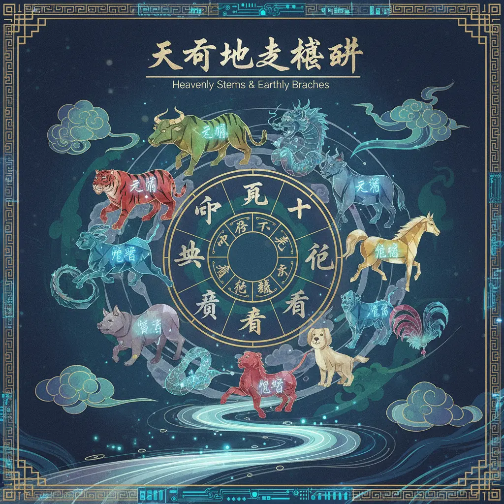 地支藏幹 - 天干