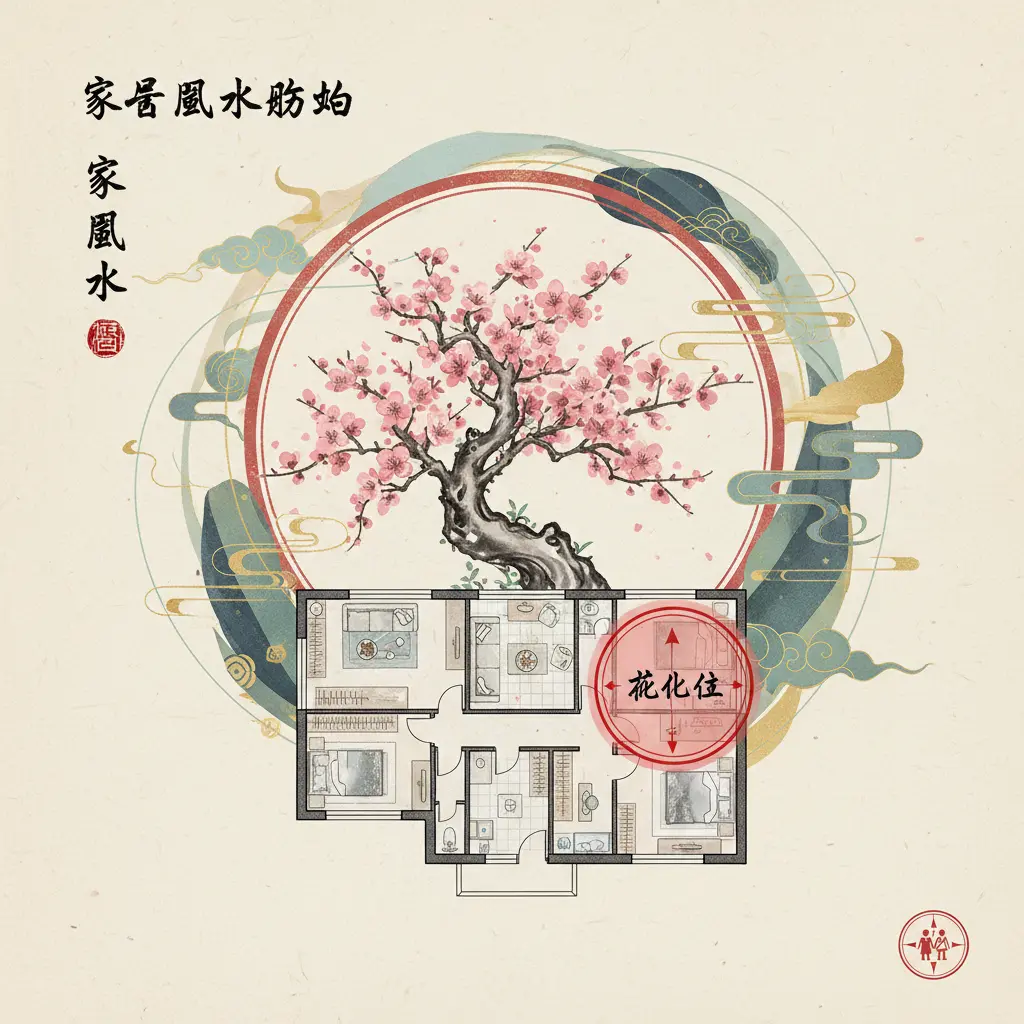 家居風水佈局 - 桃花位