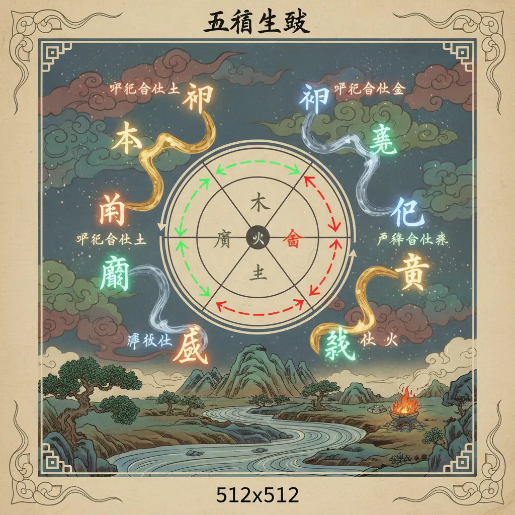 天干五合 - 五行生剋