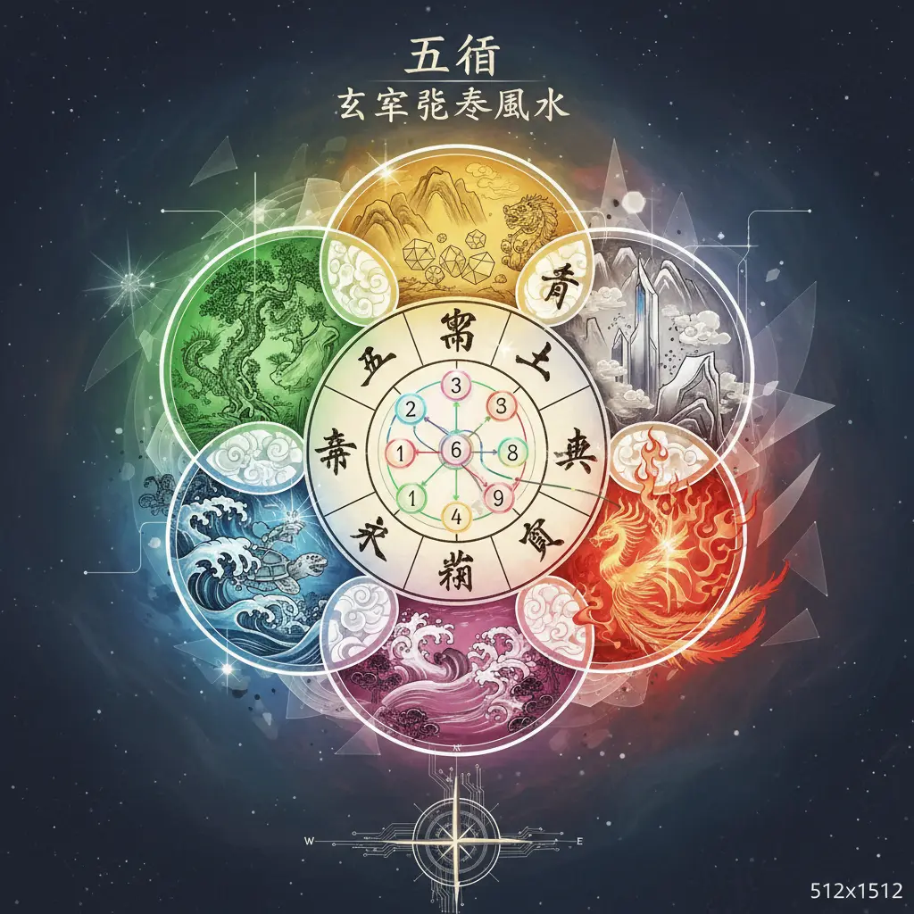 玄空飛星風水 - 五行