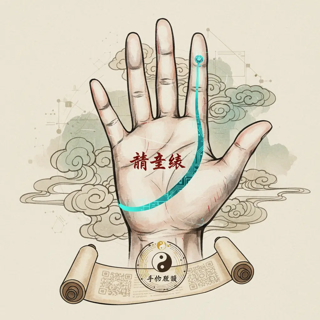 手相解讀 - 智慧線