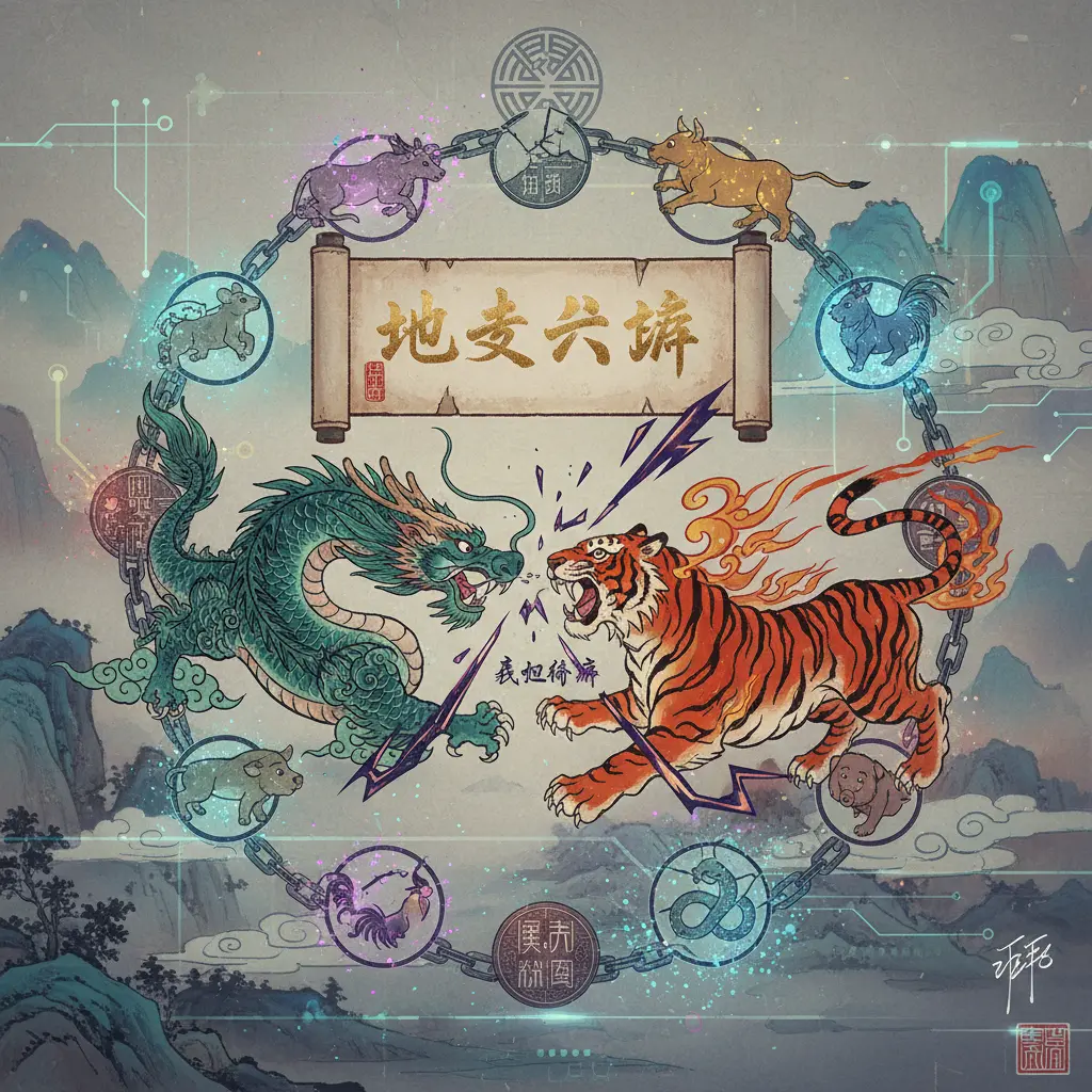 地支六破 - 地支相破