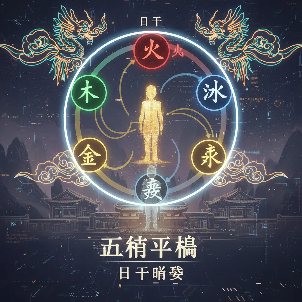 日干旺衰 - 五行平衡