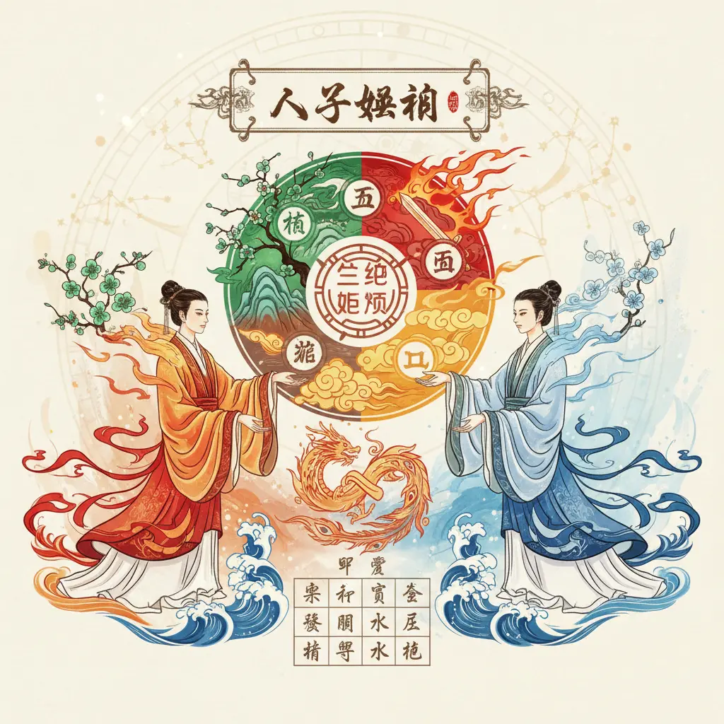 八字婚姻 - 五行