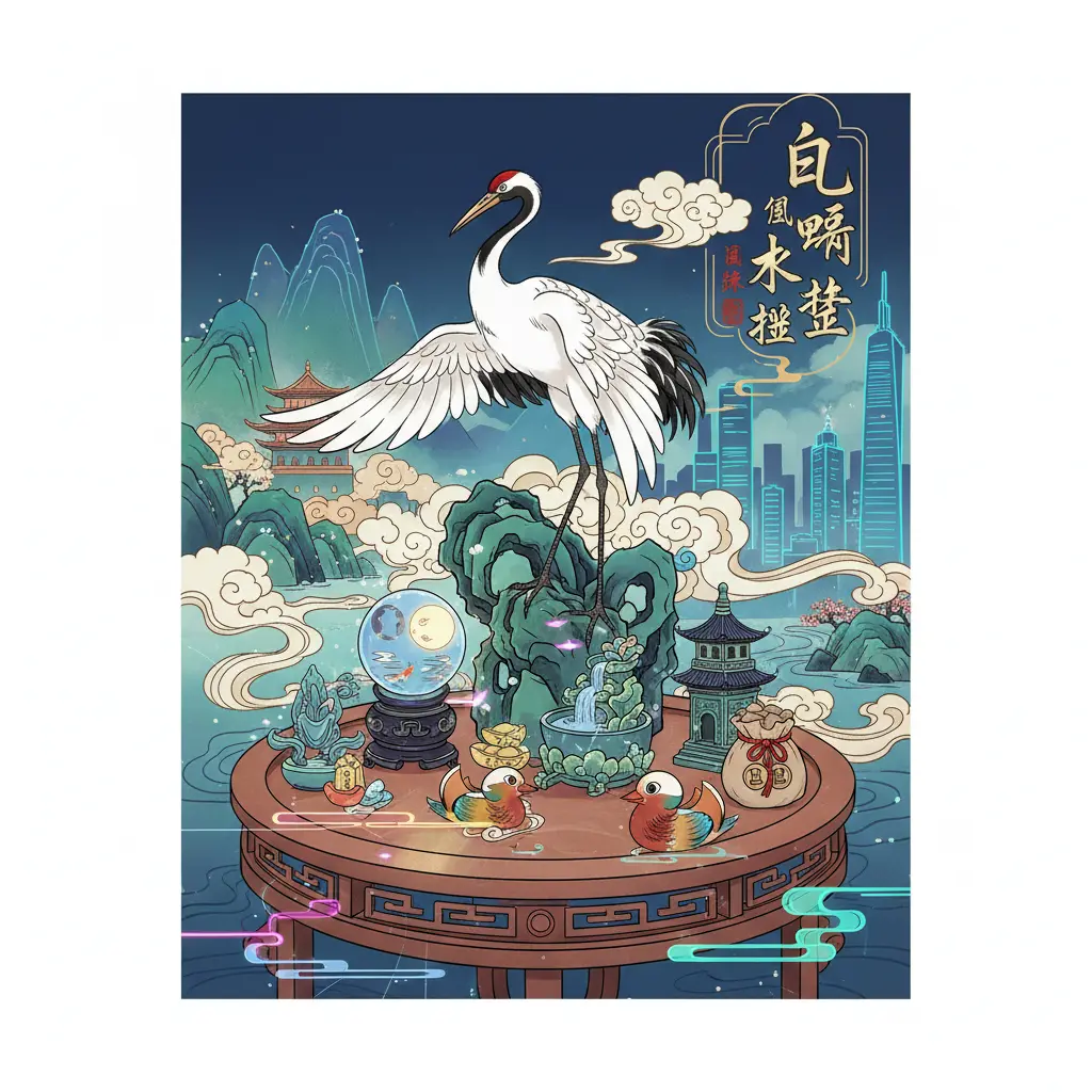 白鶴鳴 - 風水擺設