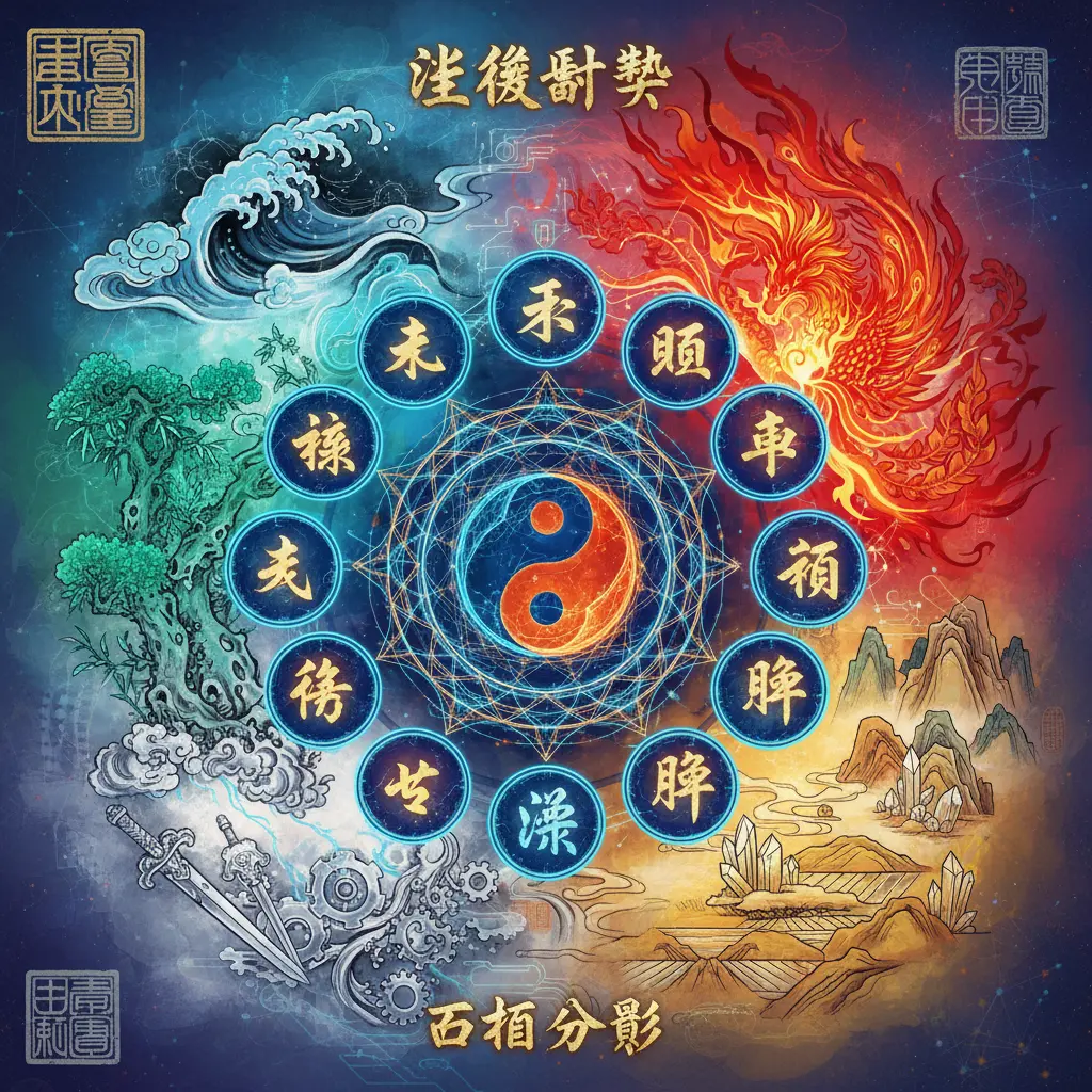 五行分佈 - 紫微鬥數