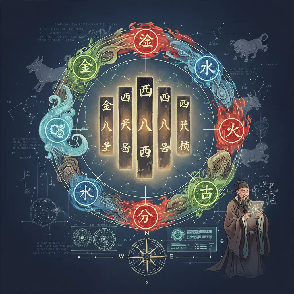 八字分析 - 四柱八字