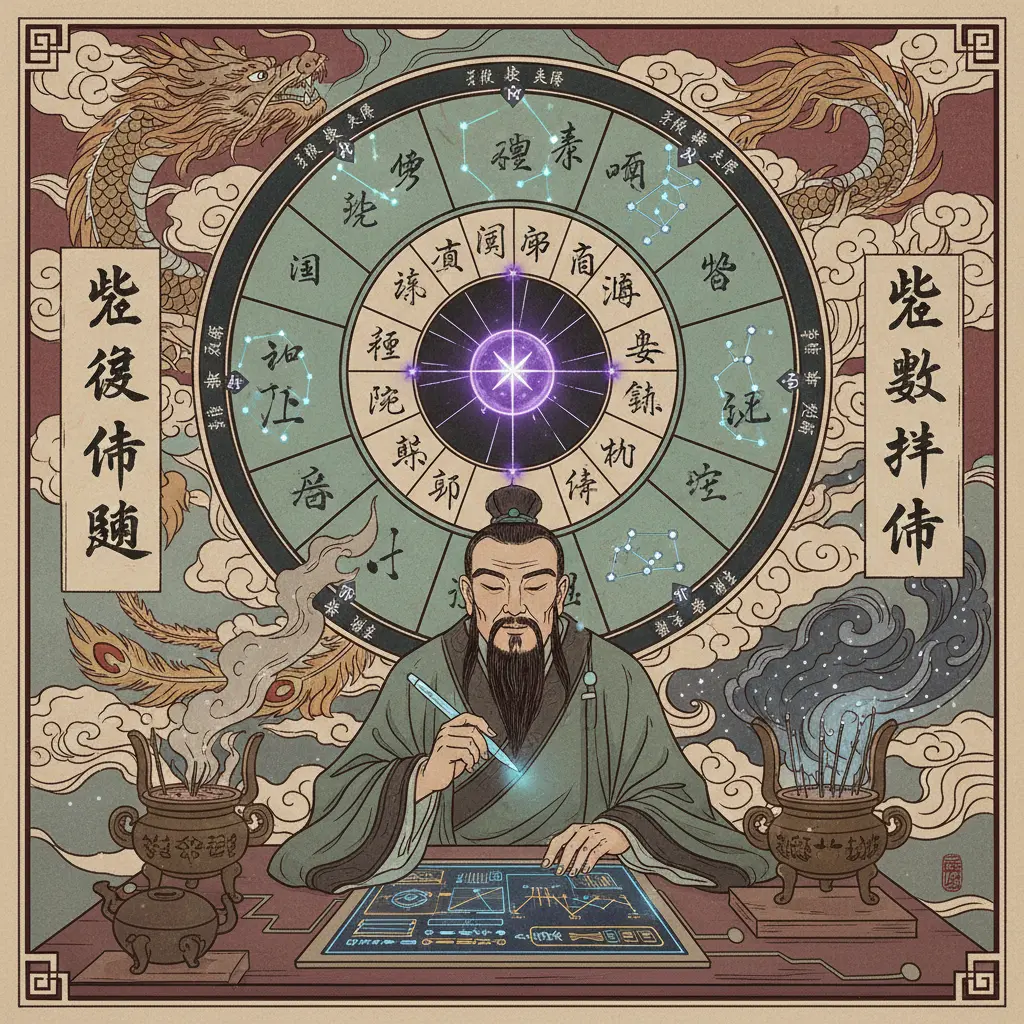 紫微鬥數排命盤 - 紫微命盤