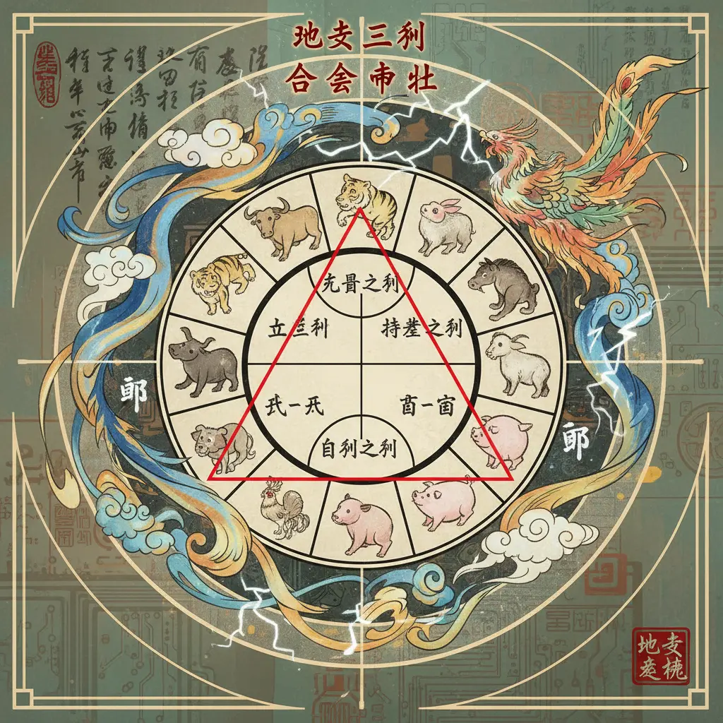 合會沖化 - 地支三刑