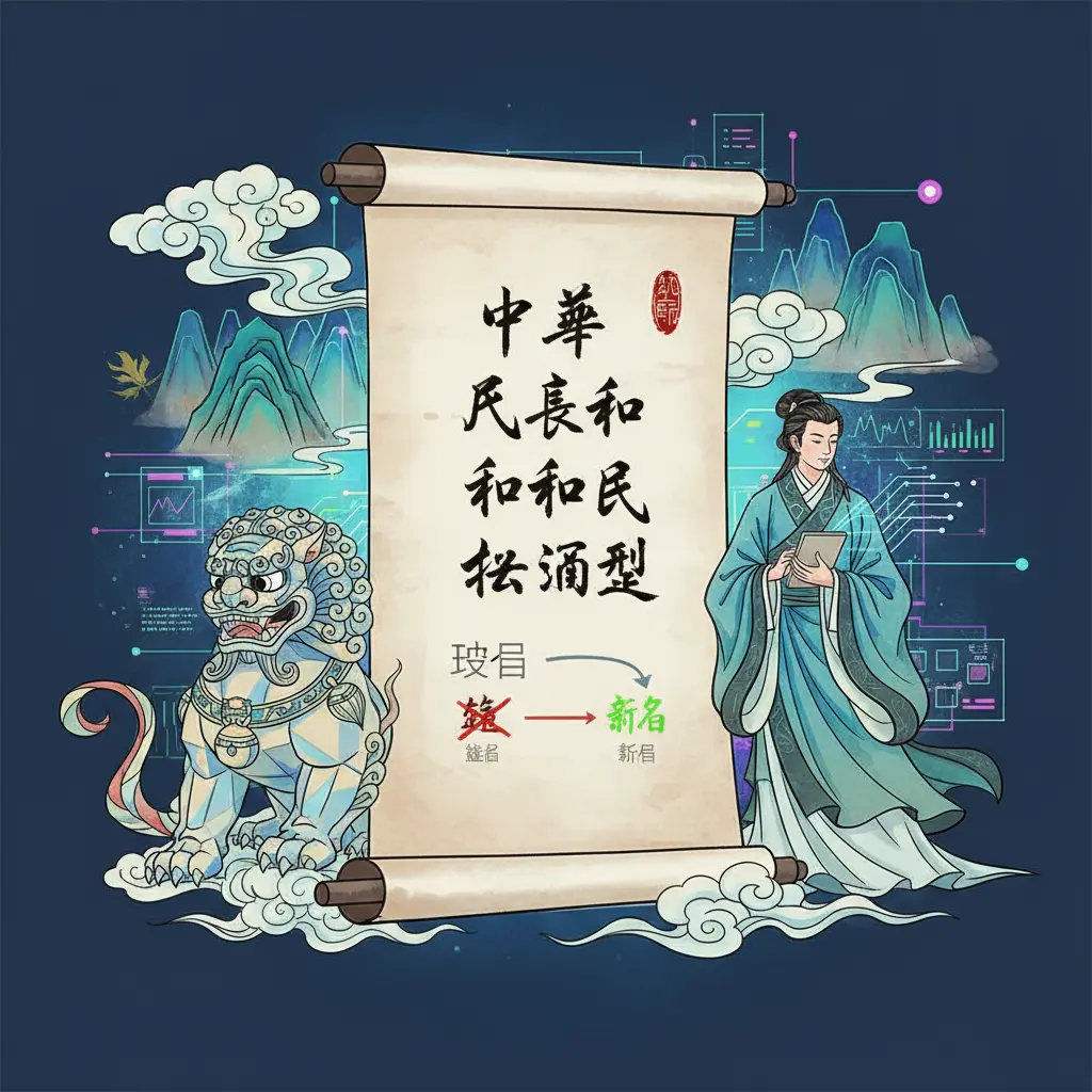 改名 - 中華人民共和國民法通則