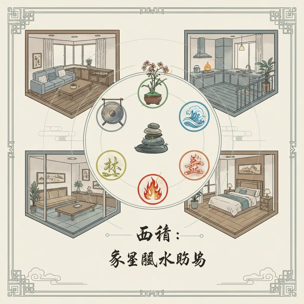 家居風水佈局 - 五行